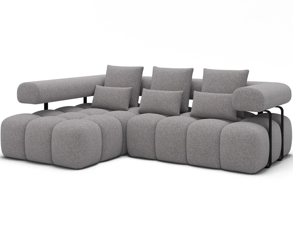 Levvi 3-seters Bubblig sovesofa med divan Venstre v:6963164