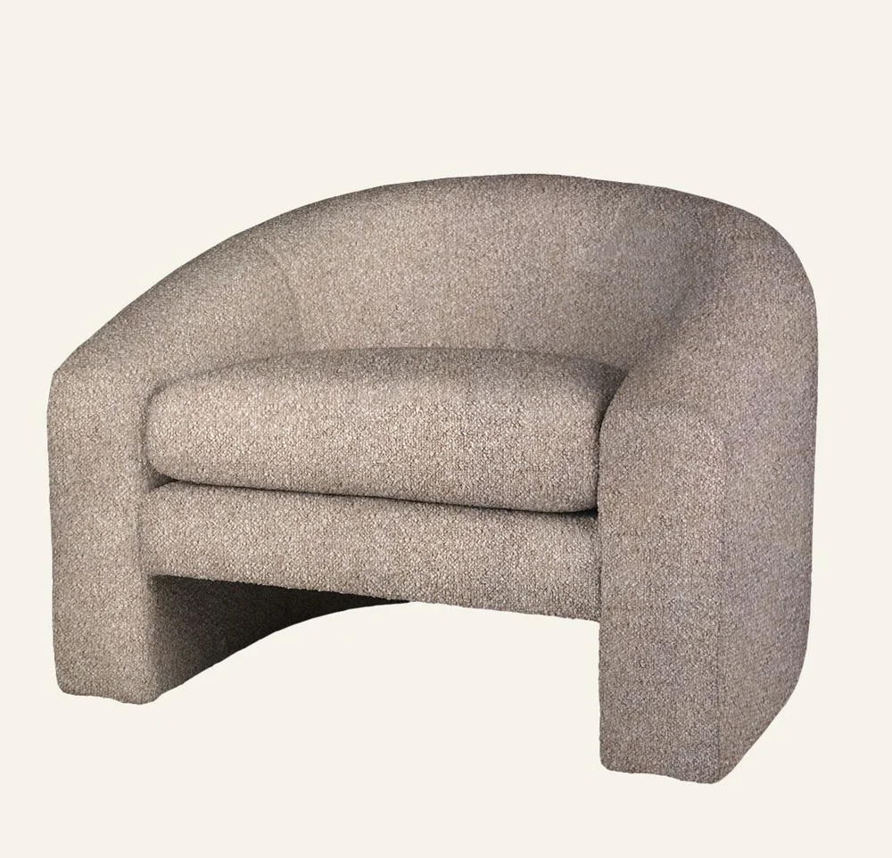 Loungestol taupe – 96x79x68 cm v:9923976 Loungestol taupe – 96x79x68 cm v:9923976