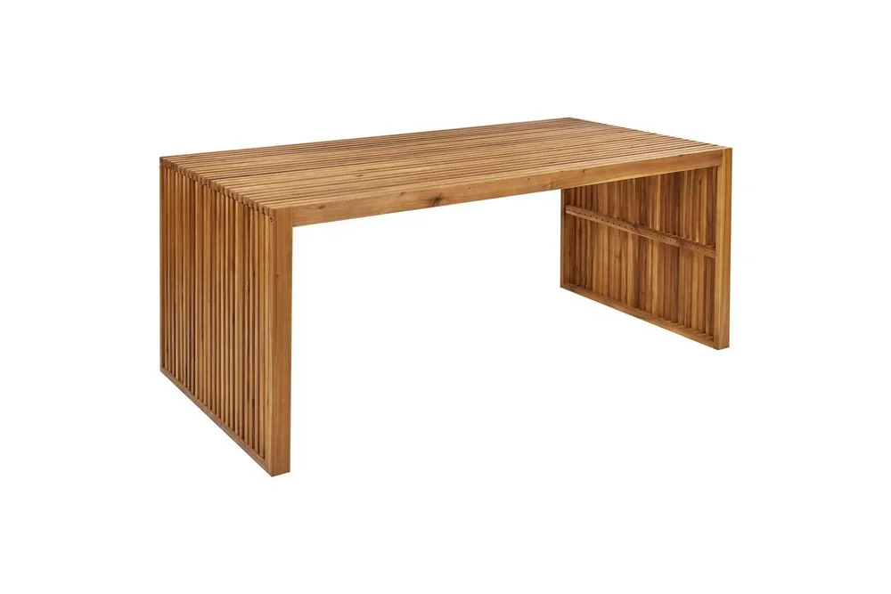 Trädgårdsbord Beliani Sulzano Light wood v:6679670