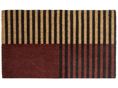 Dørmatte TUKSUK Brun/beige 45 x 75 cm Kokosfiber v:6380578 Dørmatte TUKSUK Brun/beige 45 x 75 cm Kokosfiber v:6380578