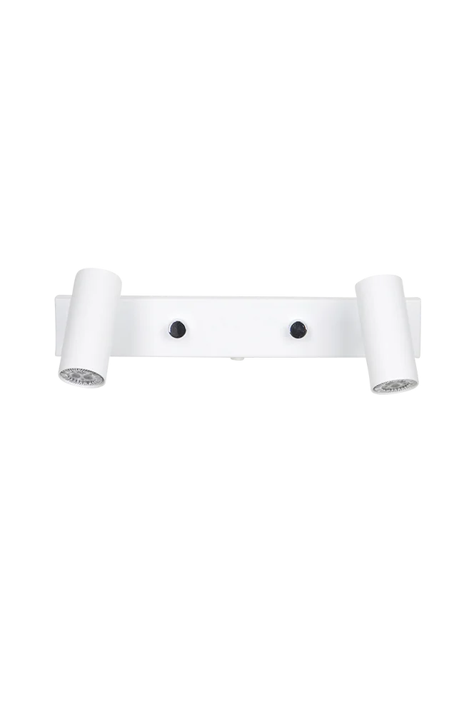Vegglampe Cato dobbel - Hvit - Belysning | m v:3471189