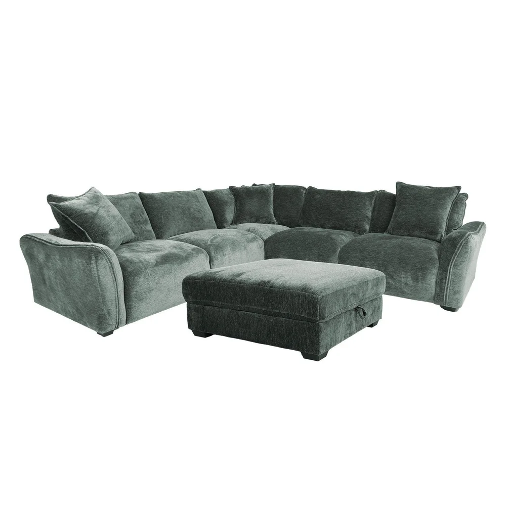 Hjørnesofa/ottoman Denvi v:9431155