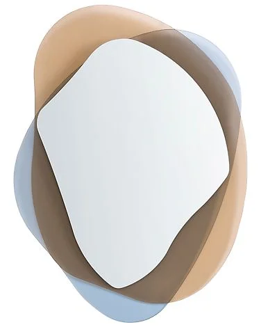 Veggspeil CHARLIEU 61 cm 79 cm Glass Brun v:4005511