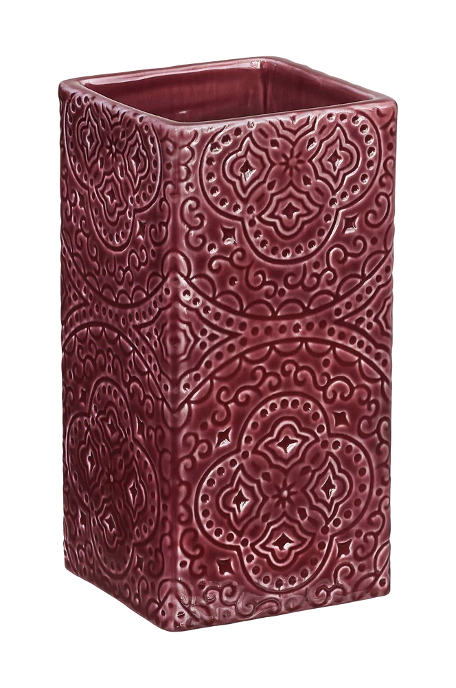 Tannbørsteholder Kub Orient – Lilla – Dekor | m v:427763