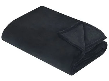 Pledd BAYBURT 150 x 200 cm Svart v:9527757 Pledd BAYBURT 150 x 200 cm Svart v:9527757