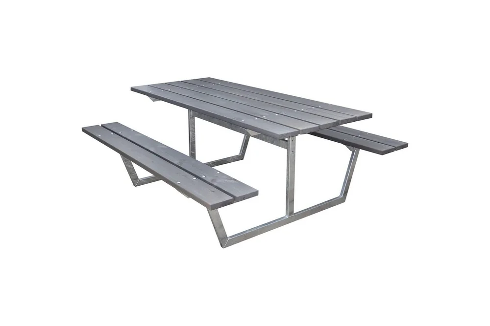 Piknikbord Rustikk Metall Uten Ryggstøtte, v:3896946 Piknikbord Rustikk Metall Uten Ryggstøtte, v:3896946