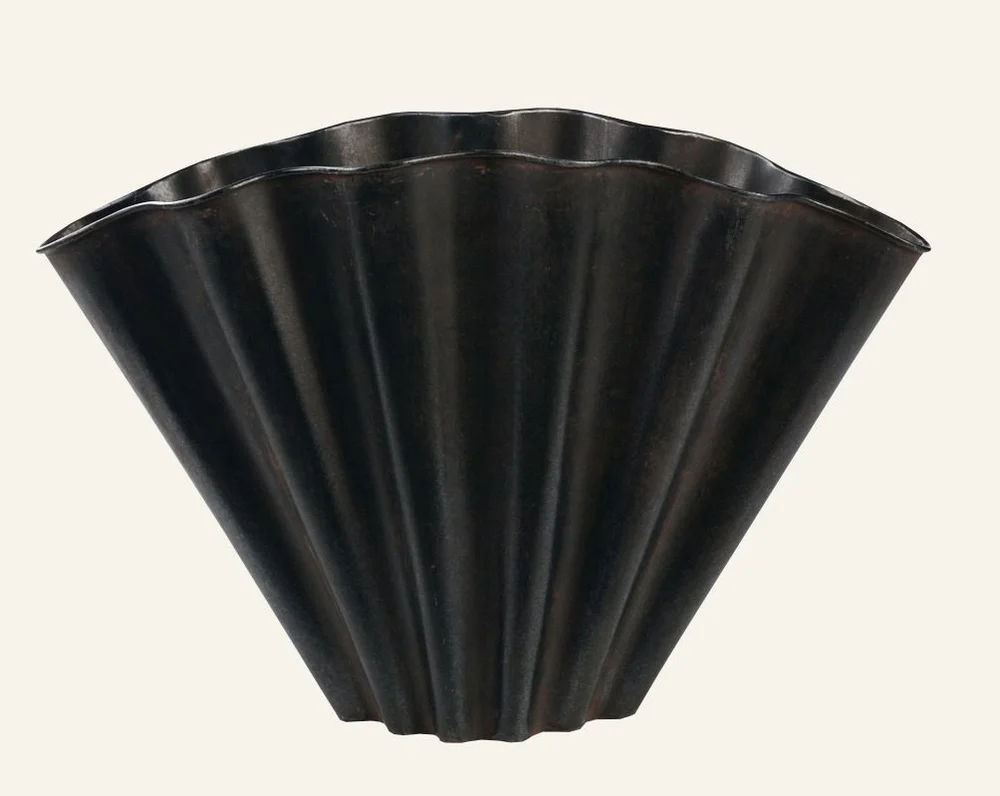 Dekorvase mørk grå – 36x13x25 cm v:1991936