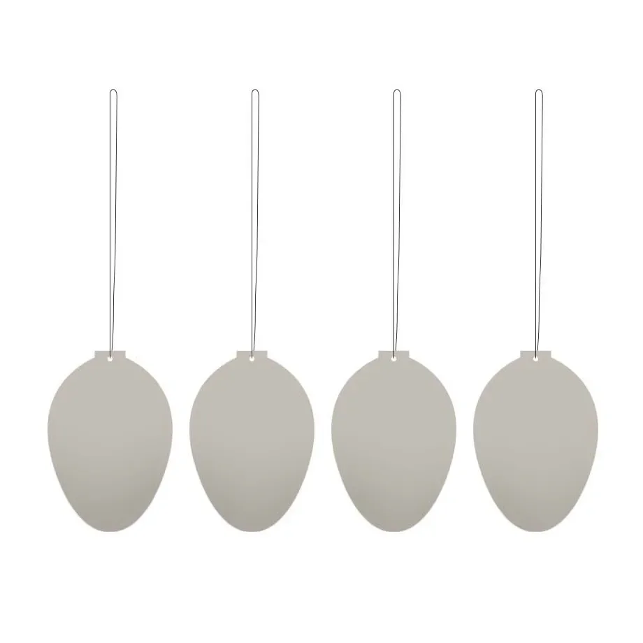 Easter Deco egg påskepynt 4-pakning v:9054601