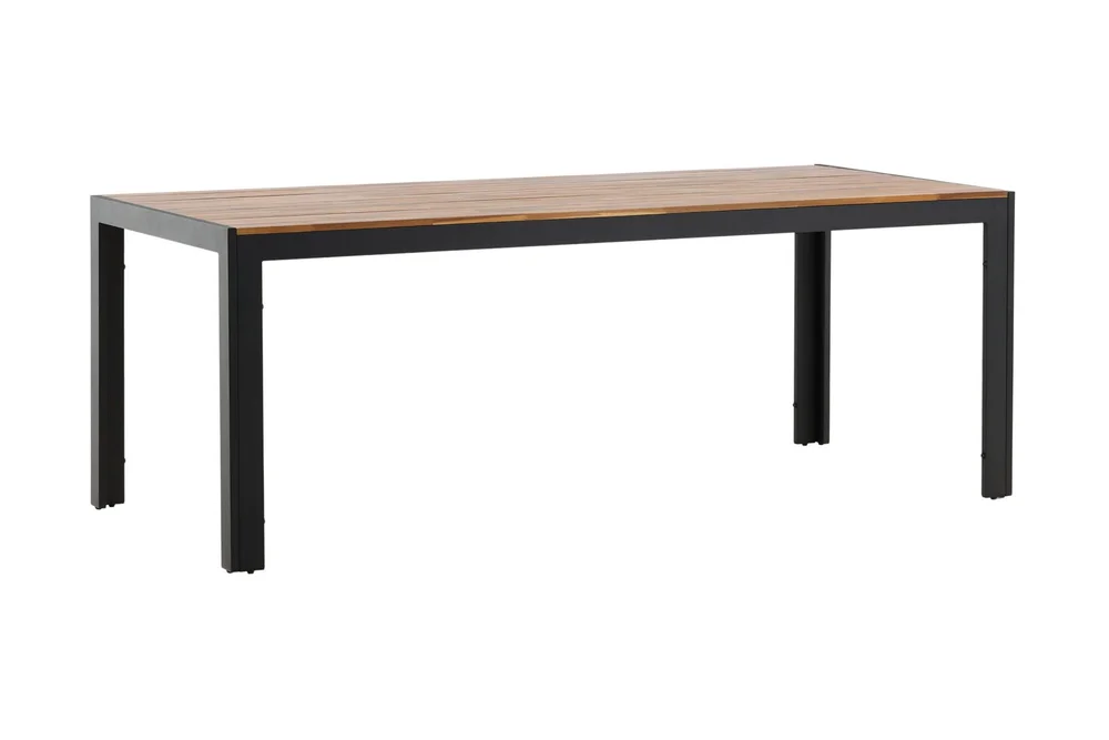 Bois Spisebord 200 cm Svart/Brun v:3225809 Bois Spisebord 200 cm Svart/Brun v:3225809