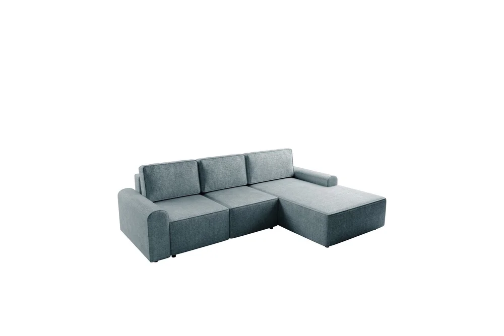 Bella Sovesofa med Sjeselong 3-seter i Plysj v:2611292 Bella Sovesofa med Sjeselong 3-seter i Plysj v:2611292