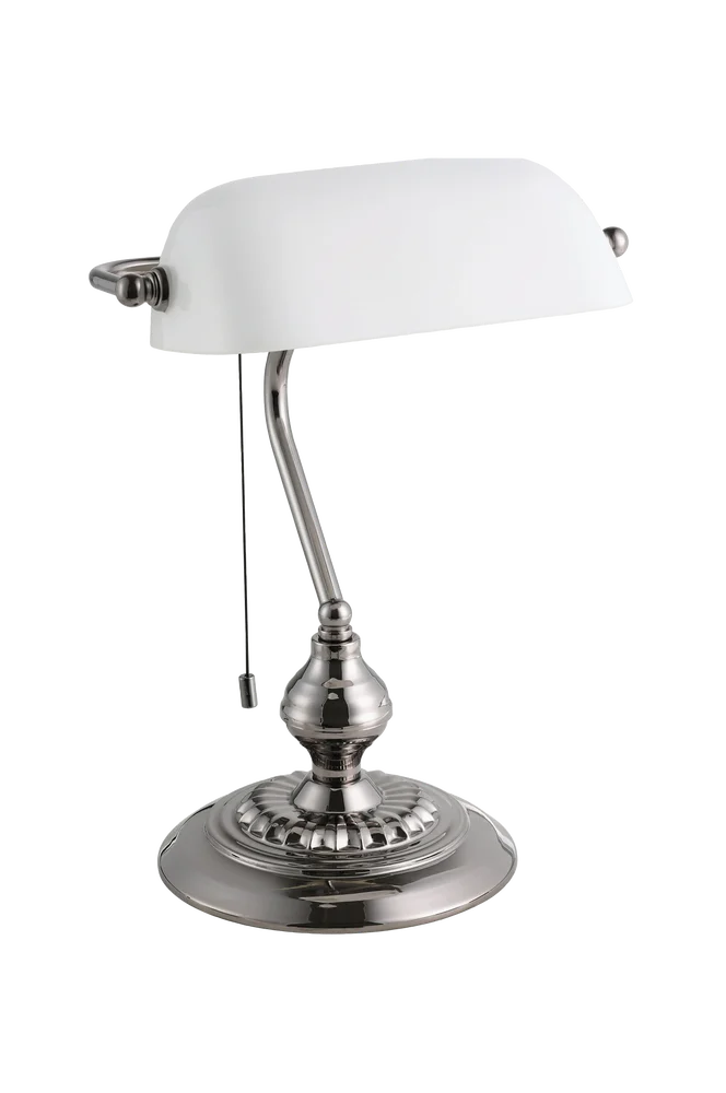 Skrivebordslampe Banker – Hvit – Belysning | m v:3237229 Skrivebordslampe Banker – Hvit – Belysning | m v:3237229