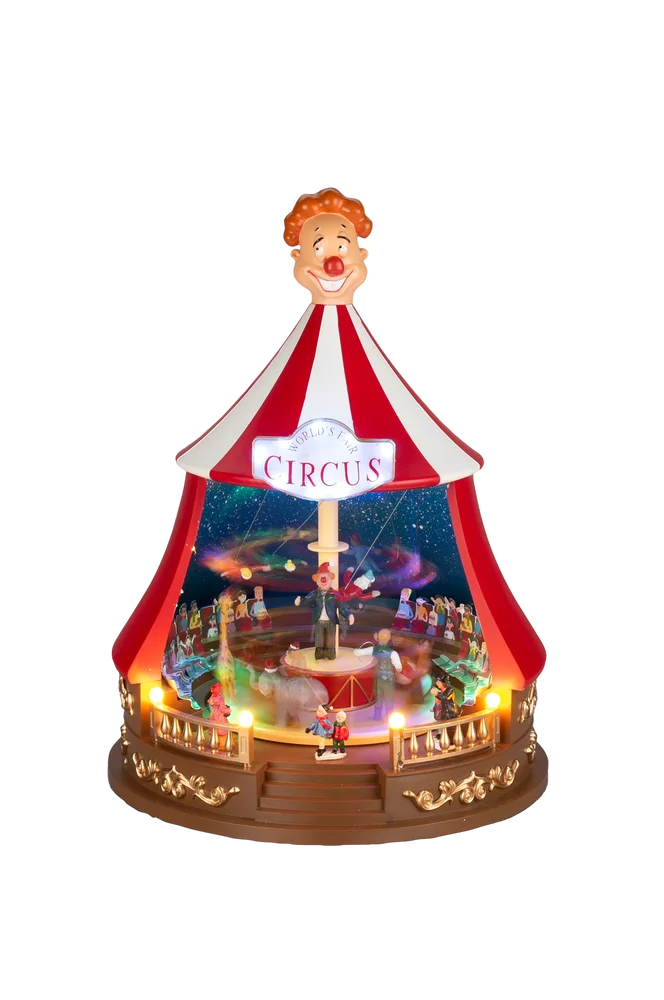 B/O Circus 45 cm med LED - Flerfarget - Belysning | m v:230793