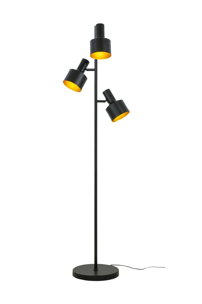 Gulvlampe FERDINAND – Svart – Belysning | m v:5721166 Gulvlampe FERDINAND – Svart – Belysning | m v:5721166