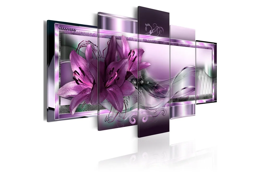 Bilde Purple Lilies 100x50 v:1112672