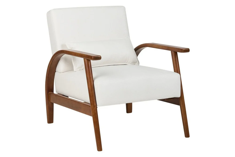 Loungefåtölj Brun, Vit v:1735733 Loungefåtölj Brun, Vit v:1735733