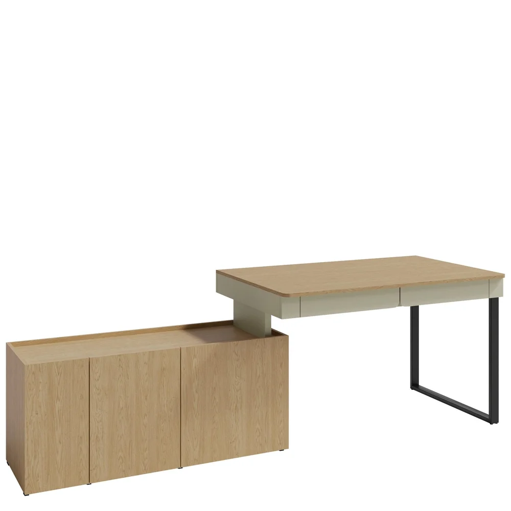 Travic Skrivebord 228 cm v:3758589