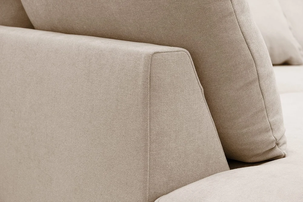 Rossita Lyx 5-seters venstrevendt U-formet ekstra dyp sofa med divan og sjeselong i stoff v:3161980