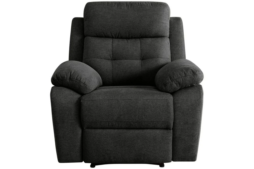 Recliner Lannilis Antrasitt, Stoff/tre/metall, Elektrisk recliner v:8240797