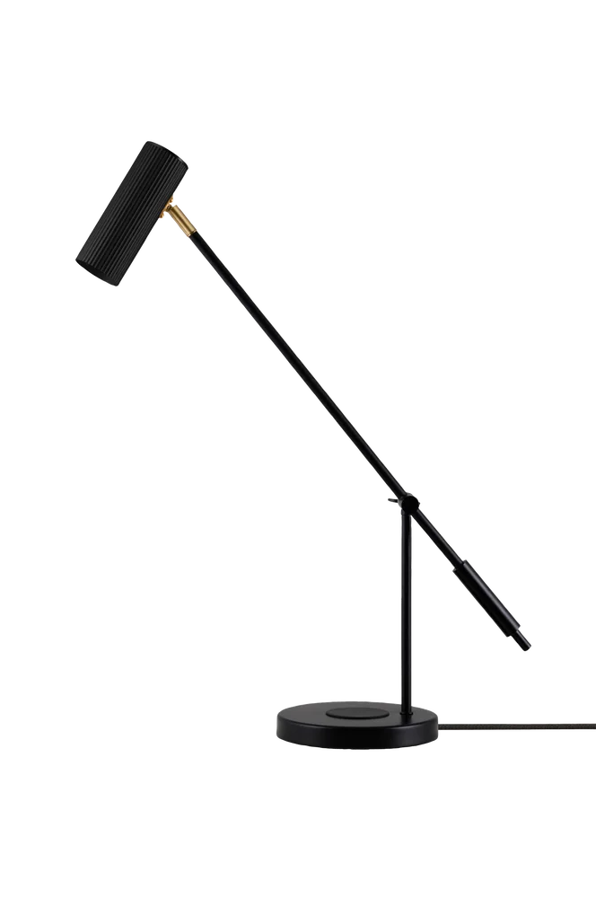 Bordlampe Hubble Read med trådløs lading – Svart – Belysning | m v:336934 Bordlampe Hubble Read med trådløs lading – Svart – Belysning | m v:336934