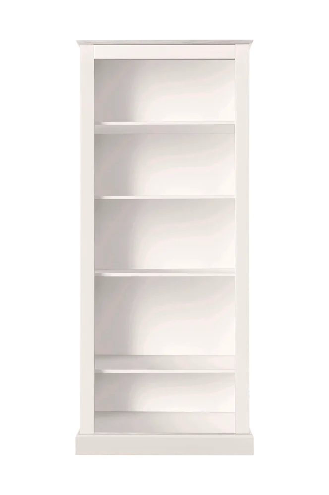 Bokhylle 4 hyller Mille – Hvit m v:2923598 Bokhylle 4 hyller Mille – Hvit m v:2923598