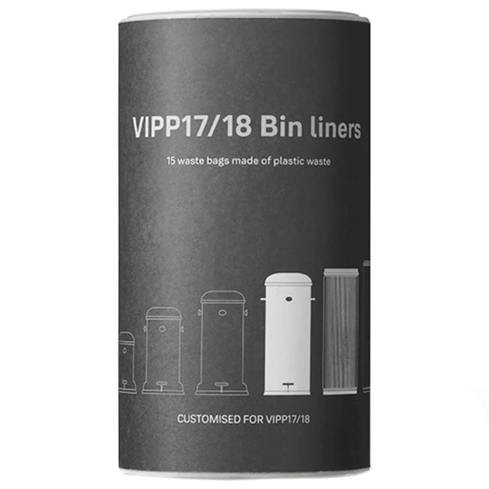 Vipp 17/18 Søppelpose Til Pedalbøtte 8-pk, 30 L v:5154414 Vipp 17/18 Søppelpose Til Pedalbøtte 8-pk, 30 L v:5154414