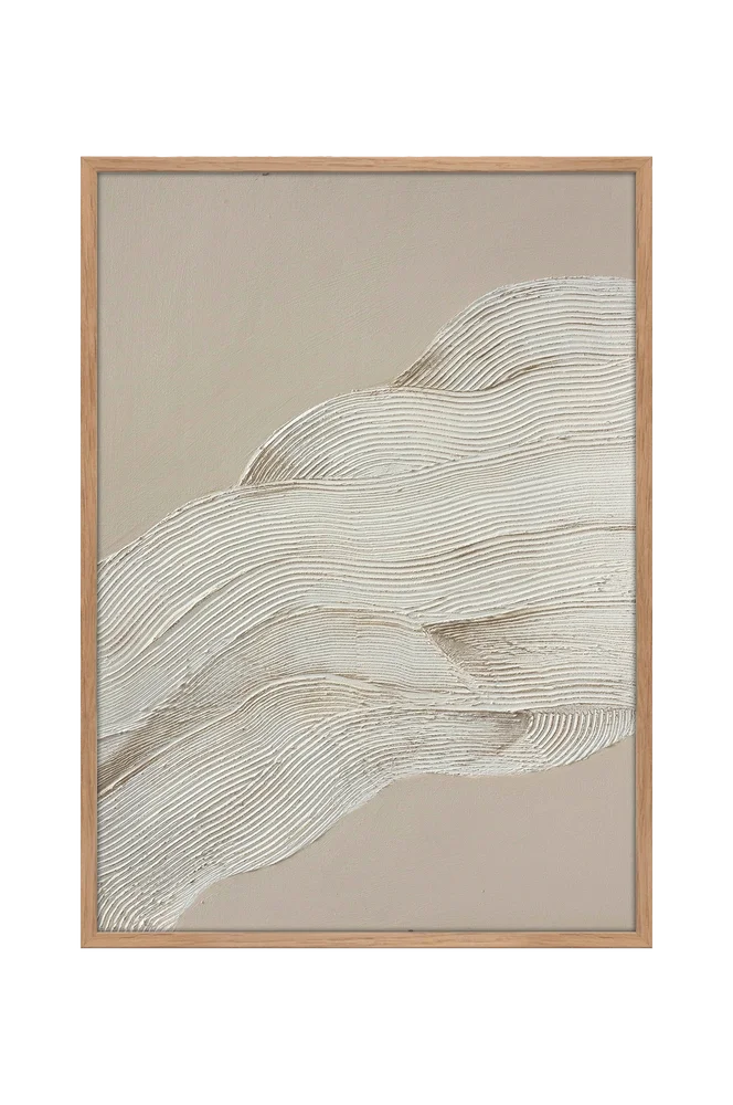 Art Shape 2 / 50×70 Cm / Eik ramme – Beige – Dekor | m v:3848962 Art Shape 2 / 50×70 Cm / Eik ramme – Beige – Dekor | m v:3848962