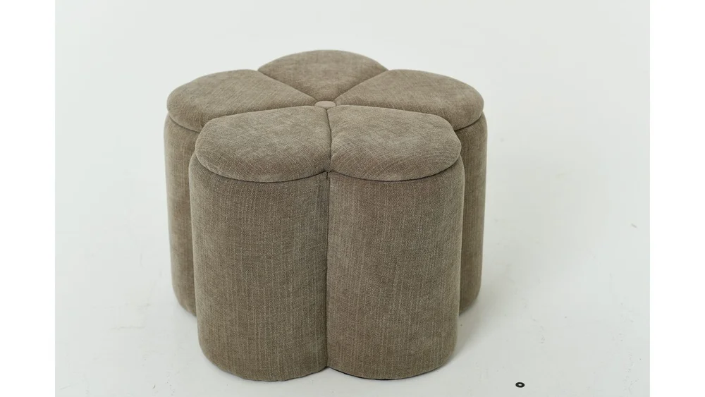 Sittepuff Viresta med Oppbevaring Ø60 cm v:8152175