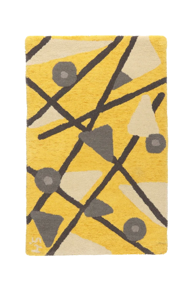 Ullmatta Geometry Small - Gul - Tepper | m v:3556568