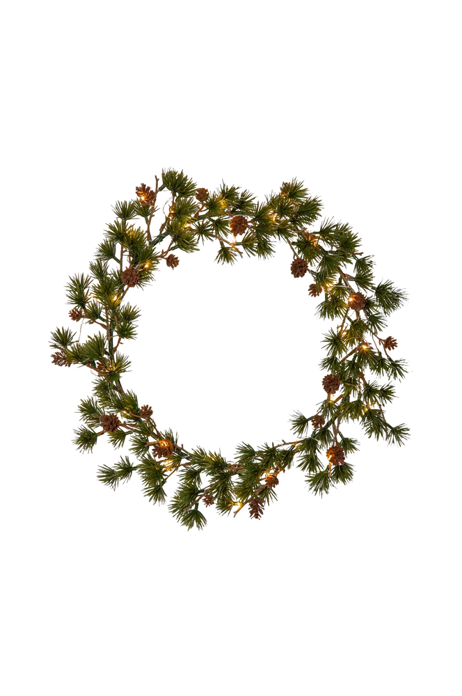 Krans Larix – Grønn – Belysning | m v:2365799