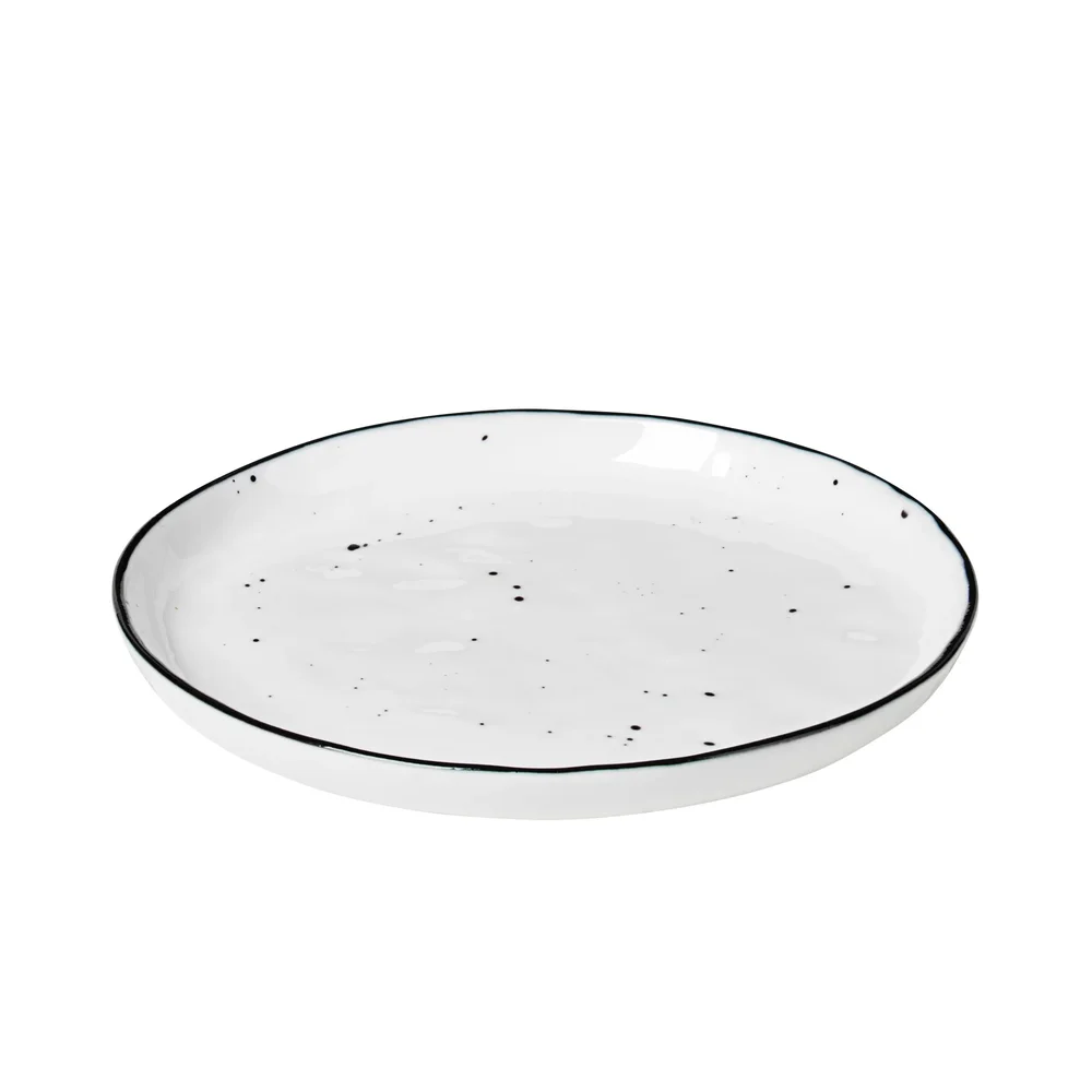 Salt tallerken med prikker v:150955