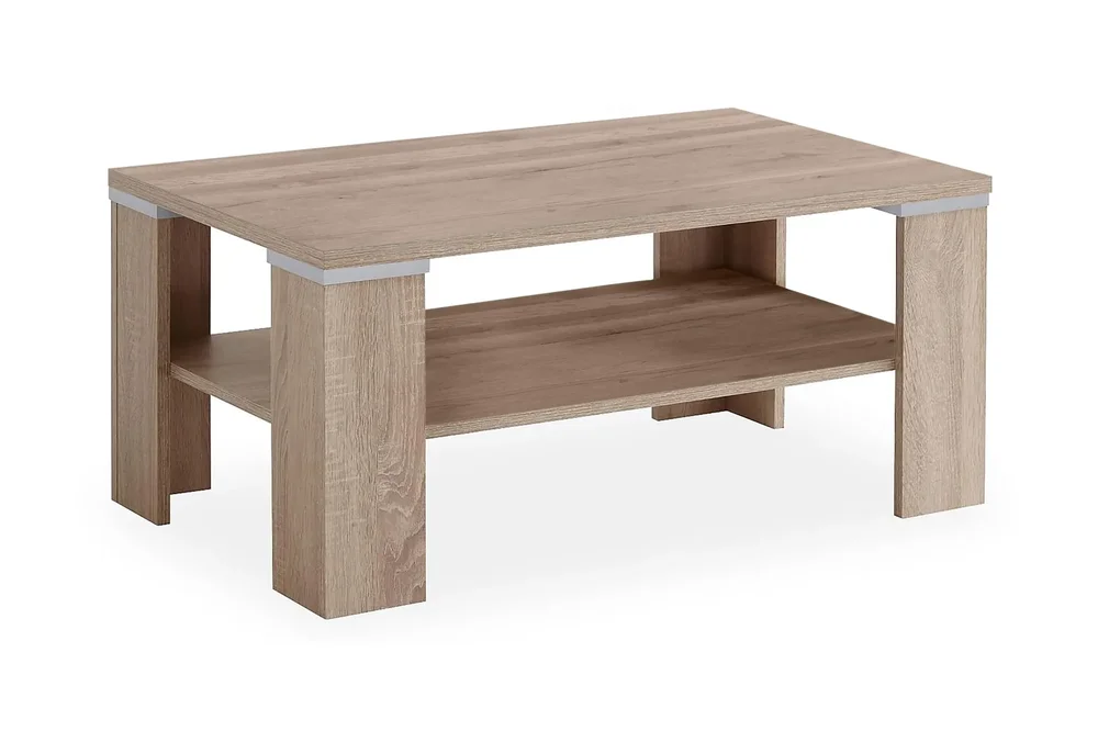 Bastia Sofabord 100 cm med Oppbevaringshyller v:2009950 Bastia Sofabord 100 cm med Oppbevaringshyller v:2009950