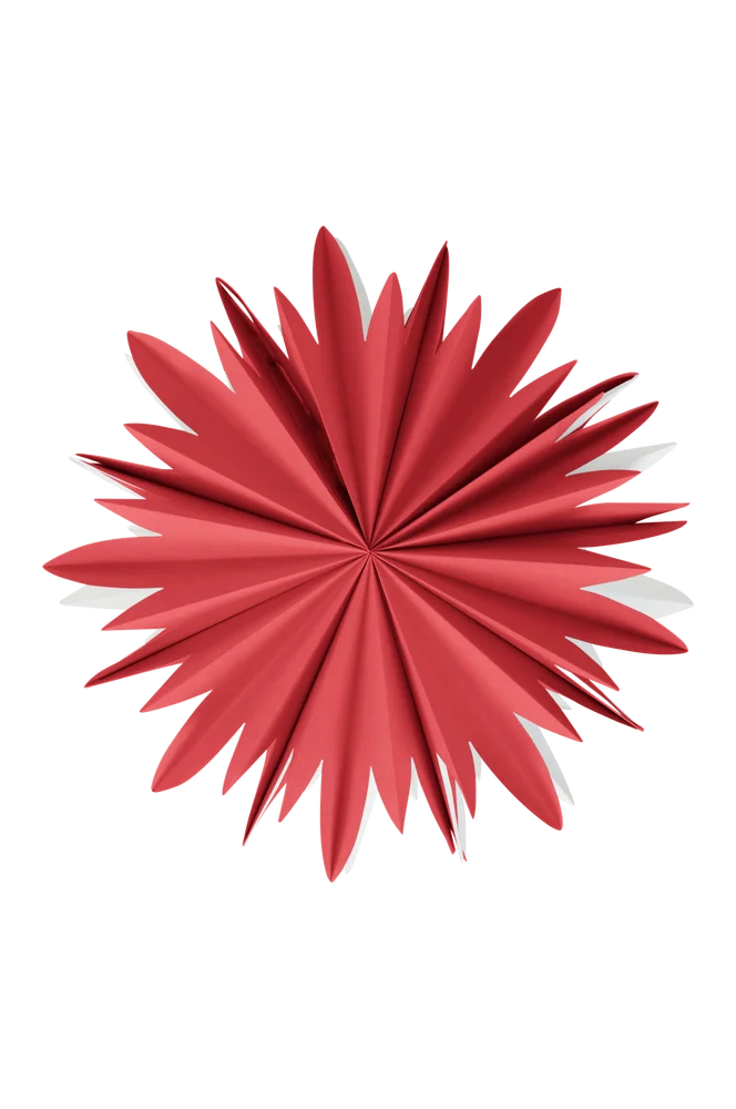 MIMOSA adventsstjerne ø 44 cm - Rød - Belysning | m v:8067326