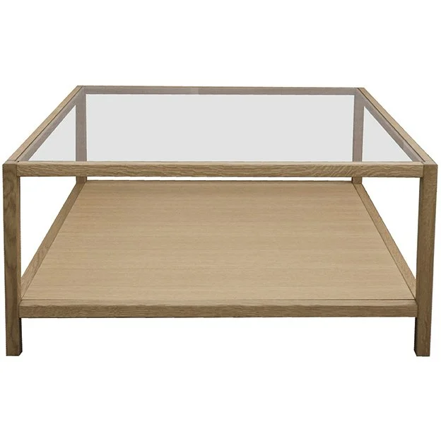 2000 Salongbord 105x105x50, Naturlig Eik v:7389361
