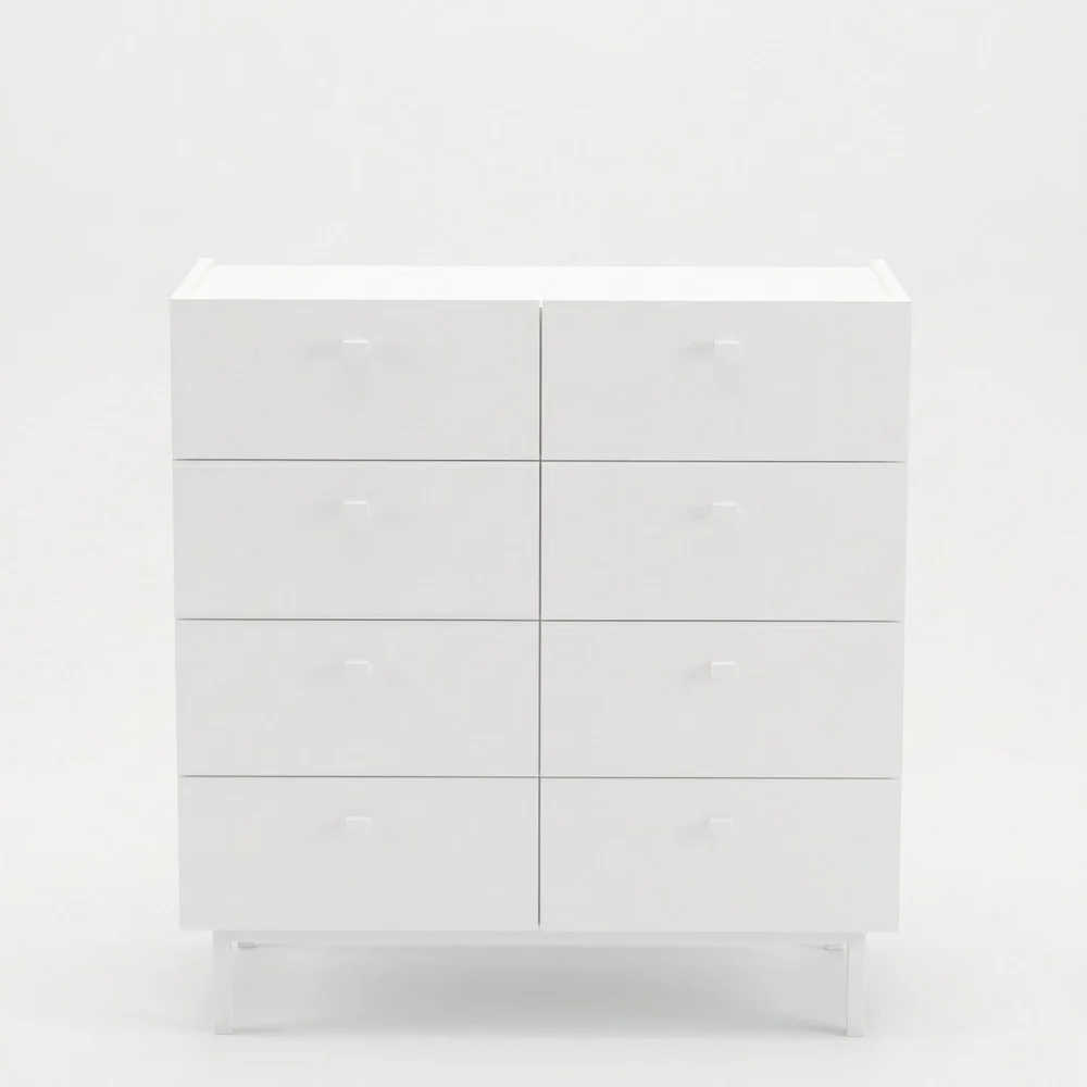 Kommode Hanah Home Luke (89,4 x 93,1 x 41,8 cm) Hvit v:8167451