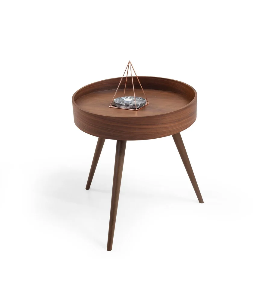 Sidebord Wallxpert Bias (60 x 60 x 60 cm) Valnøtt v:4122886