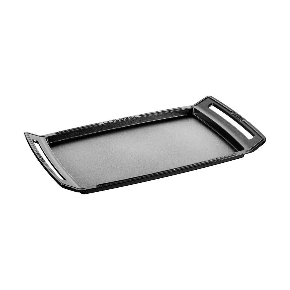Staub Teppanyaki stekehelle med håndtak 38x25 cm v:1678430