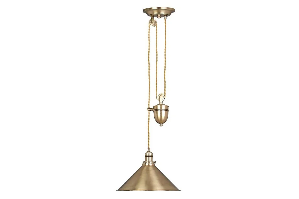 Hengelampe Elstead Lighting Provence Aldret Messing v:6245512