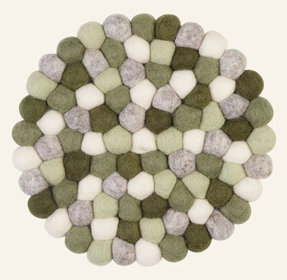 Gryteunderlag multi grønn – ø22 cm v:4558443