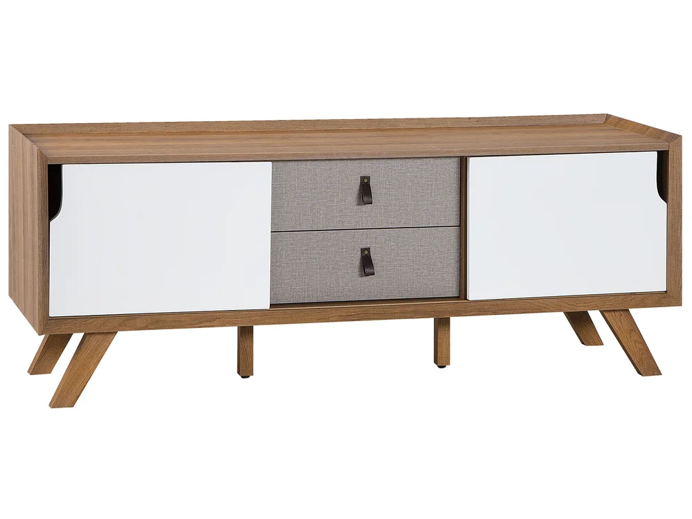 TV-benk ACTON Brun/hvit v:1798843 TV-benk ACTON Brun/hvit v:1798843