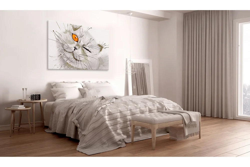 Tavle Grey Cat 90X60 v:5606550