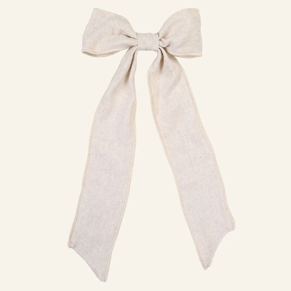 Sløyfe beige - 27x14x1,5 cm v:5354791