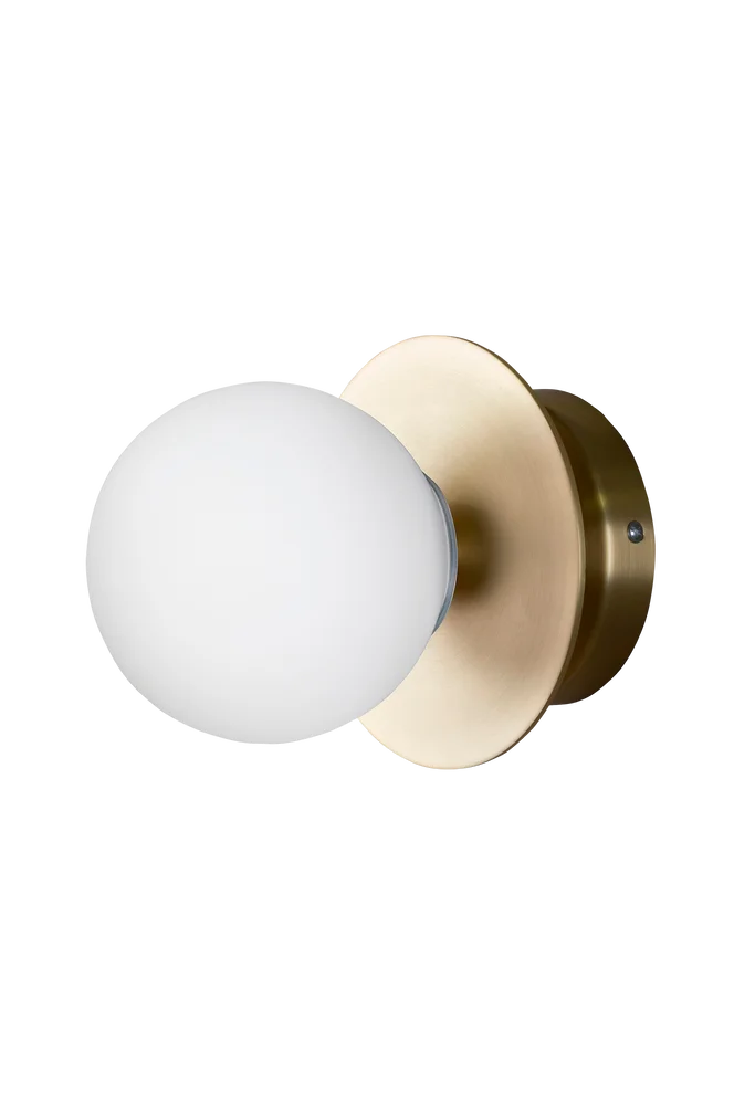 Vegglampe/Plafond Art Deco IP44 - Hvit - Belysning | m v:8827711