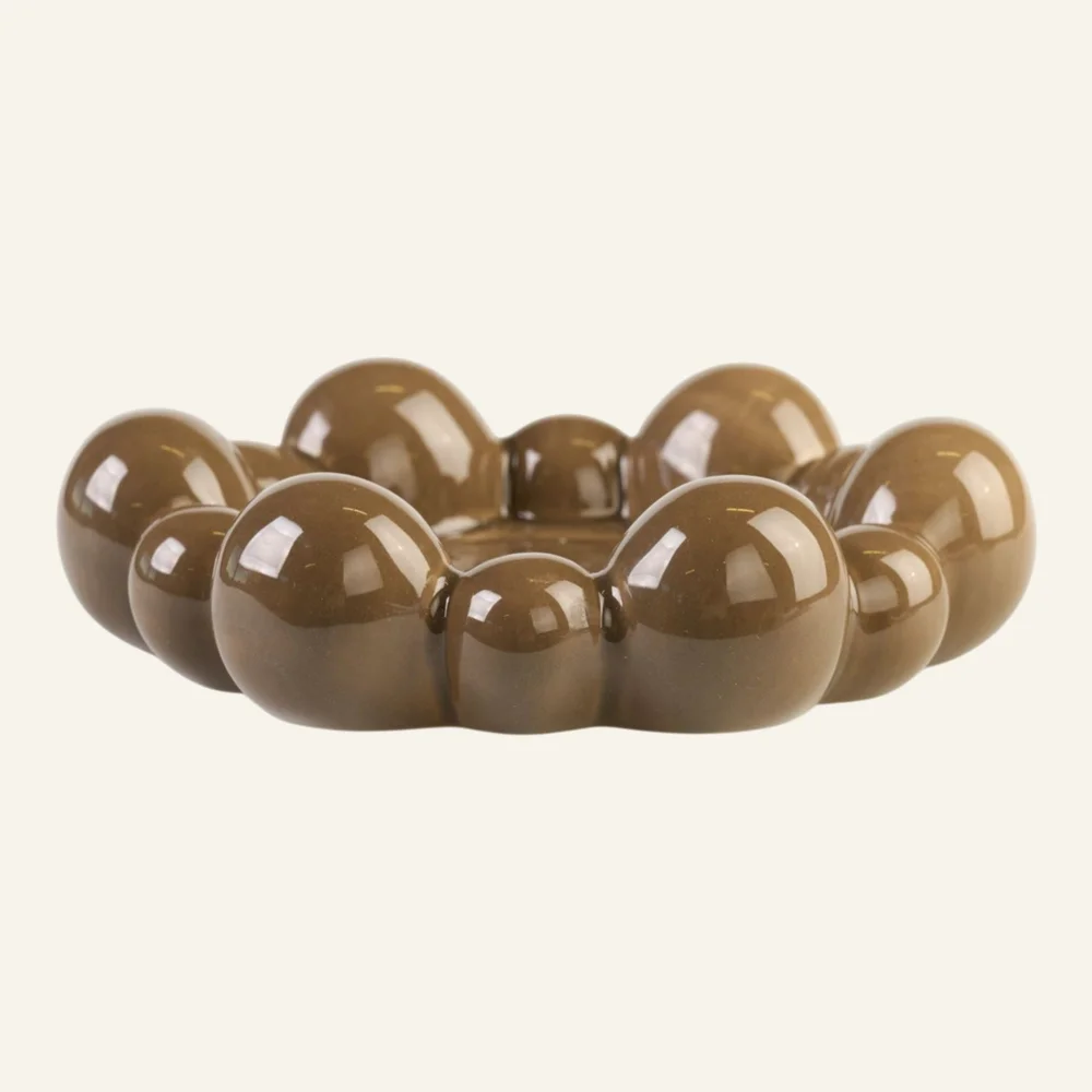 Lysholder taupe – 16,2×16,2×4 cm v:5369246