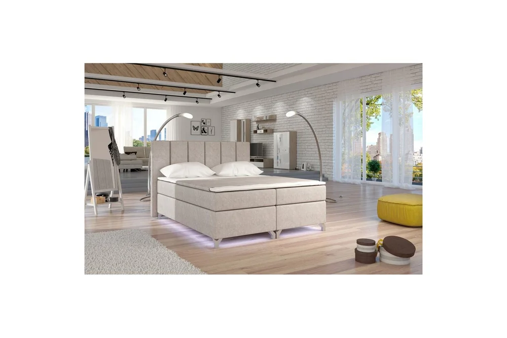 Box Spring Eltap Basilio med LED v:4158100