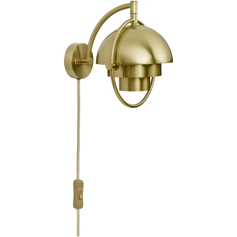 Multi-Lite Vegglampe, Brass Shiny / Brass v:790720 Multi-Lite Vegglampe, Brass Shiny / Brass v:790720