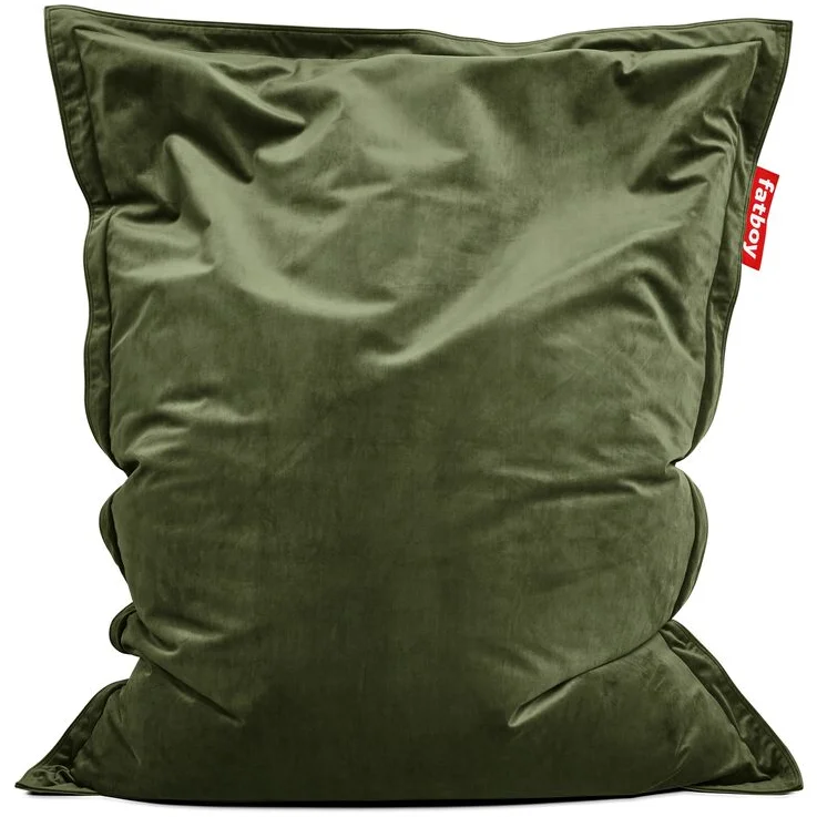 Original Slim Velvet Recycled Sittesekk, Deep Green v:4429090