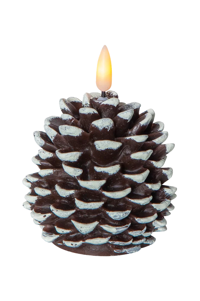 Cone LED kubbelys Flamme – Brun – Dekor | m v:8850196