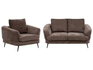 Sofagruppe 3-seter KJAER Chenille Mørkebrun v:9590600 Sofagruppe 3-seter KJAER Chenille Mørkebrun v:9590600