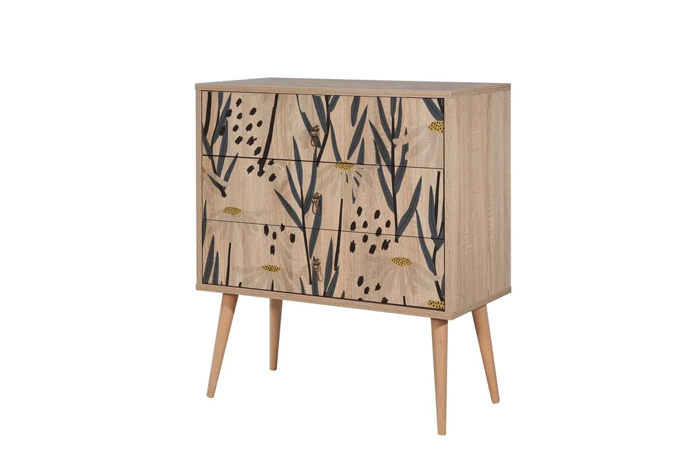 Bertoaria Kommode 80×89 cm Brun v:7365048 Bertoaria Kommode 80×89 cm Brun v:7365048