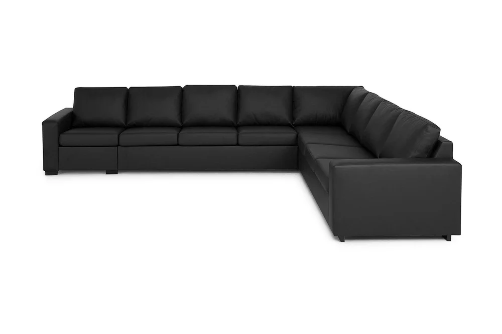 Crazy 7-seters Vendbar L-formet XX-Large Hjørnesofa i Kunstlær v:3911825 Crazy 7-seters Vendbar L-formet XX-Large Hjørnesofa i Kunstlær v:3911825